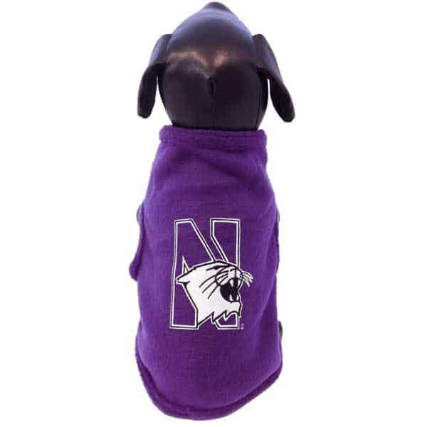 Northwestern Widcats Polar Fleece Dog Sweatshirt